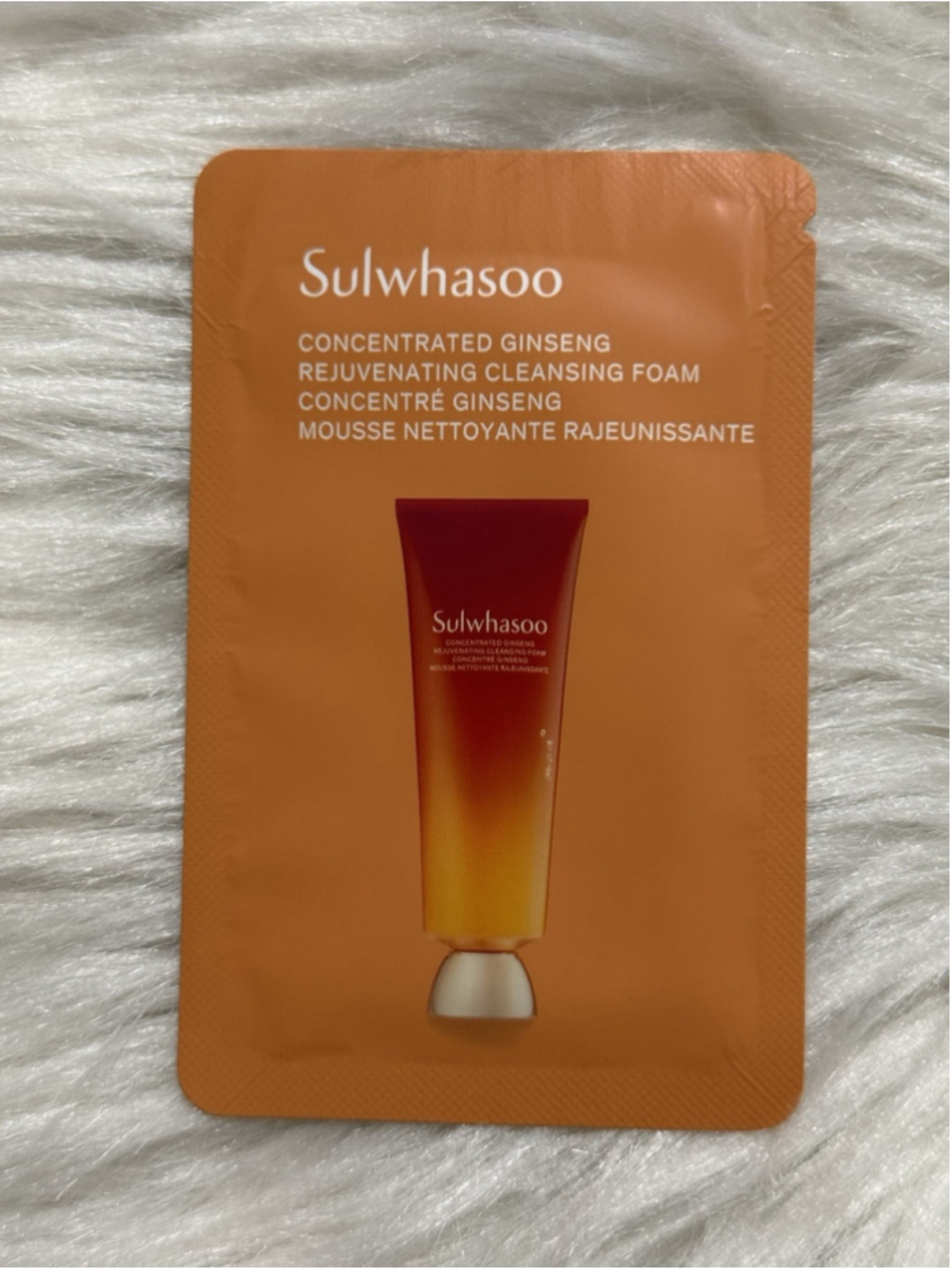 Sulwhasoo Concentrated Ginseng Rejuvenating Cleansing Foam 4g x 10pcs K-Beauty